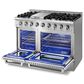 Thor Kitchen 48" Freestanding Professional Liquid Propane Range in Stainless Steel, , large