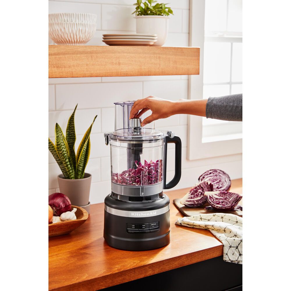 KitchenAid 13-Cup Food Processor in Black Matte, , large