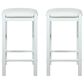 Linon Home Decor Lancer Counter Stool in White (Set of 2), , large