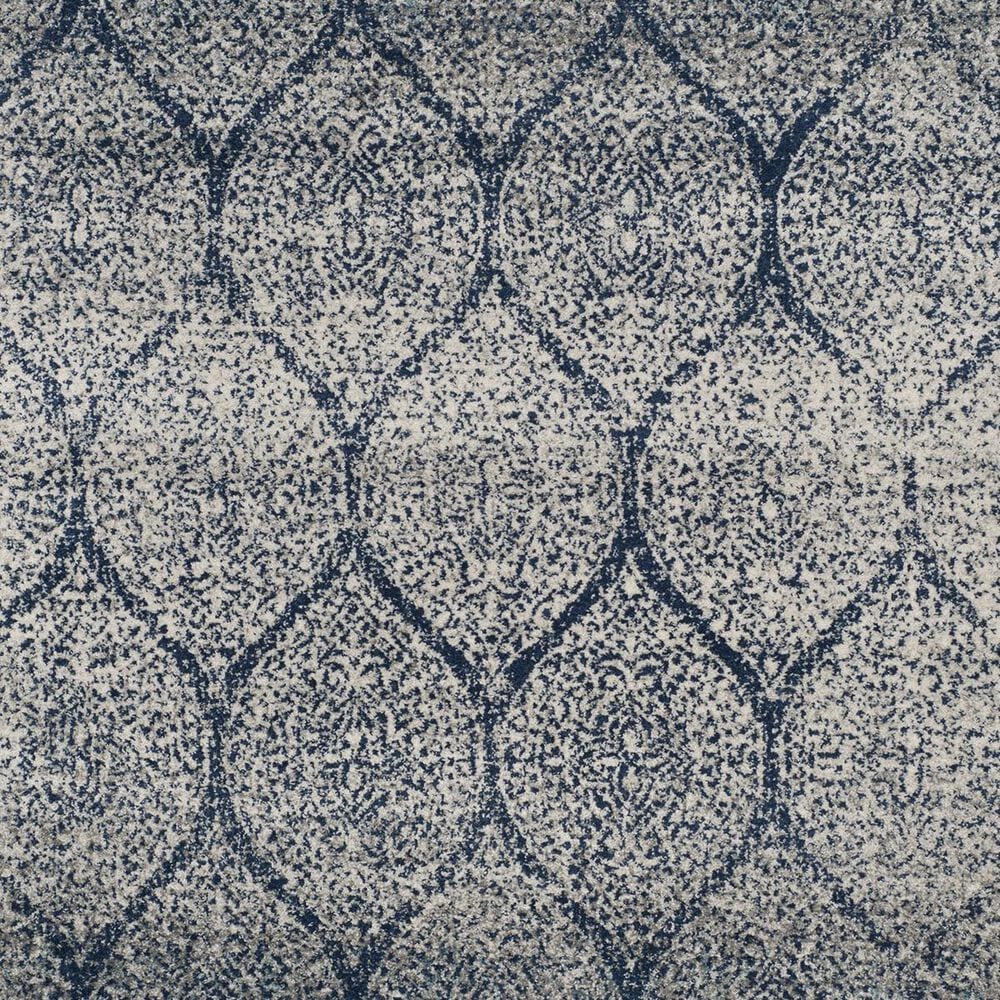 Safavieh Madison MAD604G-5SQ 5&#39; Square Navy/Silver Area Rug, , large
