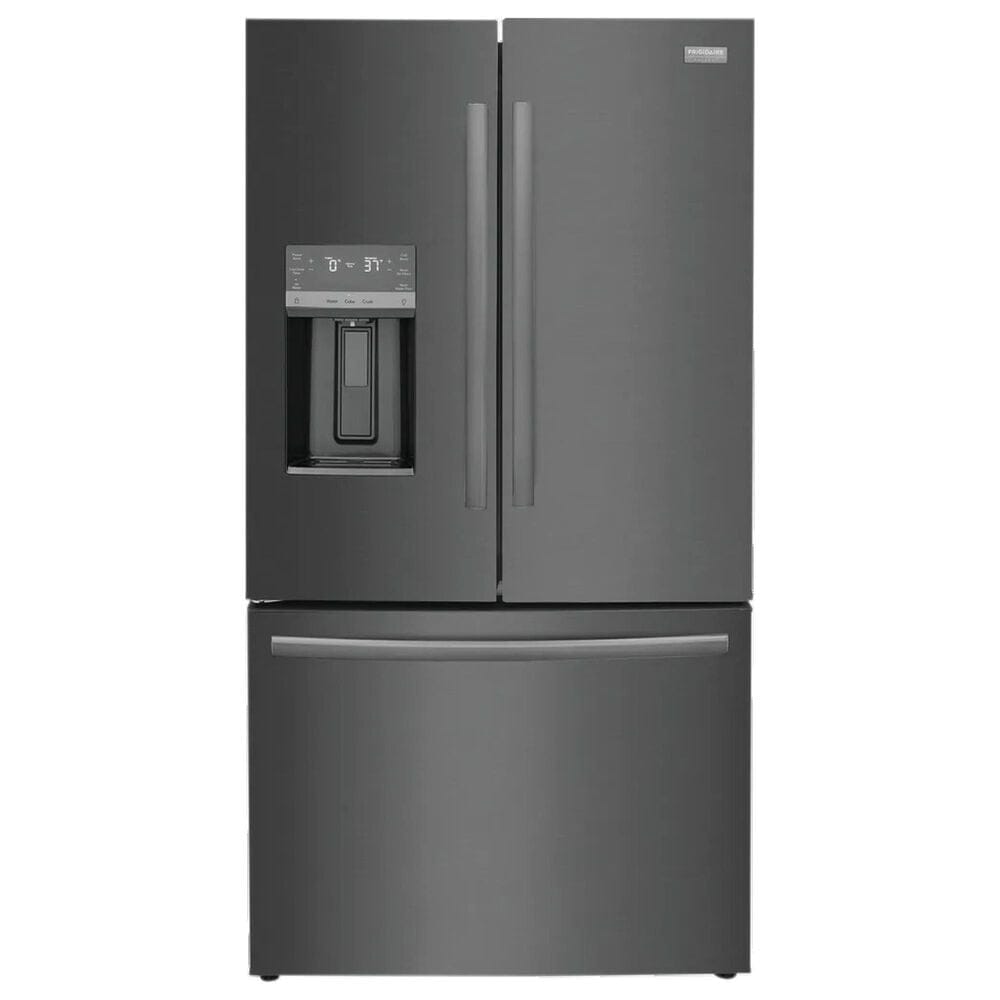 Frigidaire Gallery 22.6 Cu. Ft. Counter-Depth French Door Refrigerator in Black Stainless Steel, , large