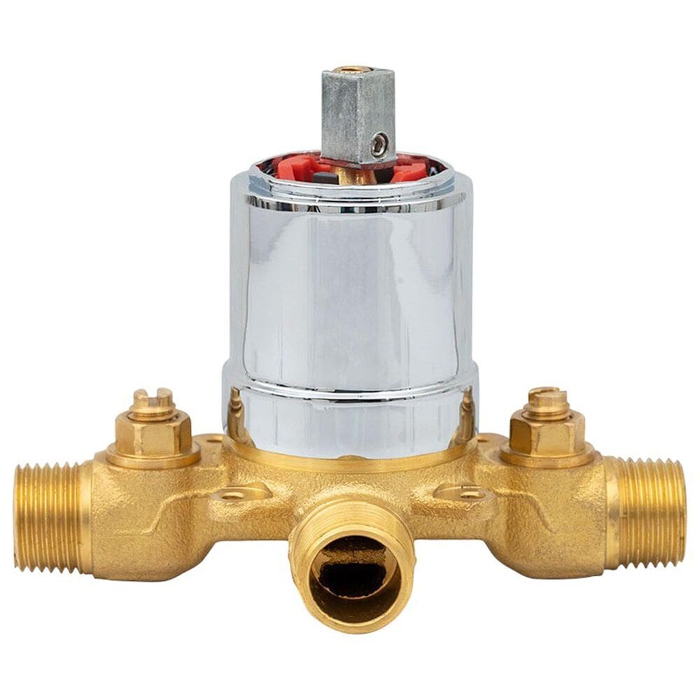 MS International 1-Handle 1-Spray Tub/Shower Faucet with Pressure Balance Valve in Brushed Nickel, , large
