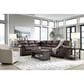 Ashley WillowBend 3-Piece Sectional with LAF Sofa in Umber, , large