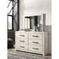 Ashley Cambeck Bedroom Mirror in Whitewash, , large