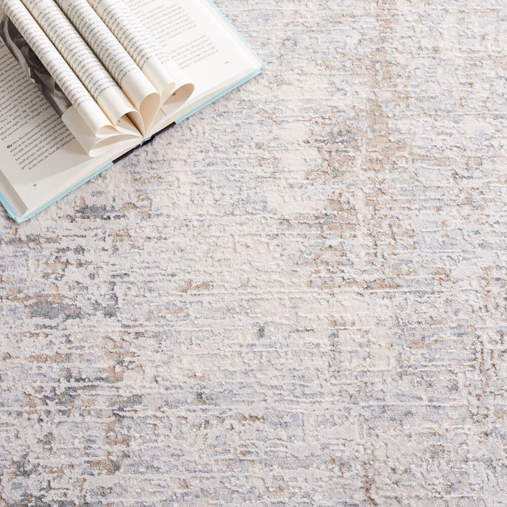 Safavieh Marmara MRM312F 6&#39;7&quot; Square Grey, Beige and Blue Area Rug, , large