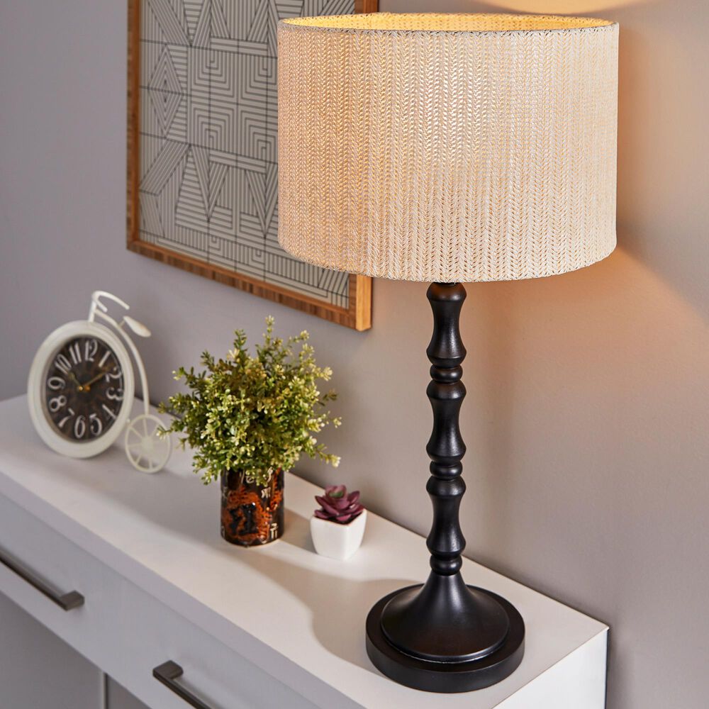 Adesso Laredo Table Lamp in Black, , large
