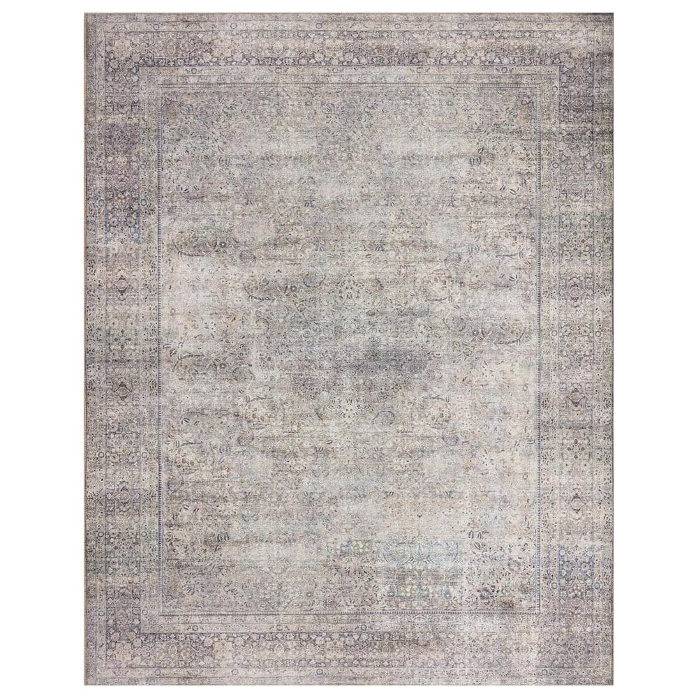 Loloi II Wynter WYN-03 7"6 x 9"6 Silver/Charcoal Area Rug, , large
