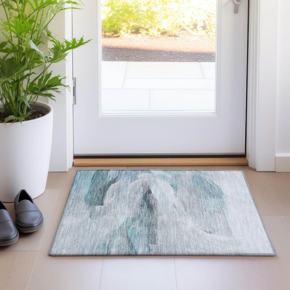 Dalyn Rug Company Ravenna RN11 2&#39;6&quot; x 3&#39;10&quot; Teal Area Rug, , large