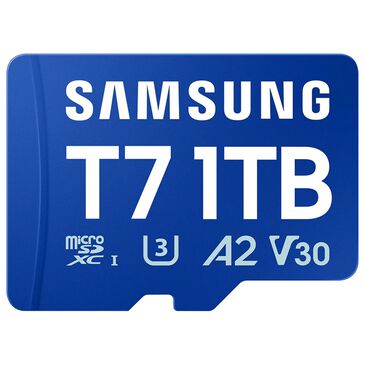 Samsung 1TB T7 UHS-I microSDXC Memory Card in Blue, , large