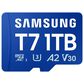 Samsung 1TB T7 UHS-I microSDXC Memory Card in Blue, , large