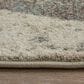 Feizy Eden Geometric Ivory and Multicolor 5" x 7"6" Area Rug, , large