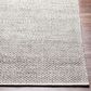 Surya Azalea Solid 10" x 14" Slate, Off White and Ink Blue Indoor/Outdoor Area Rug, , large
