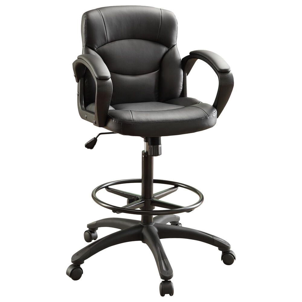 Furniture of America Alvarado Office Chair in Black, , large