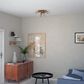 Vaxcel Aria 4-Light Flush Mount in Natural Brass, , large
