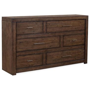 Riva Ridge Modern Loft 6-Drawer Dresser Only in Brownstone, , large