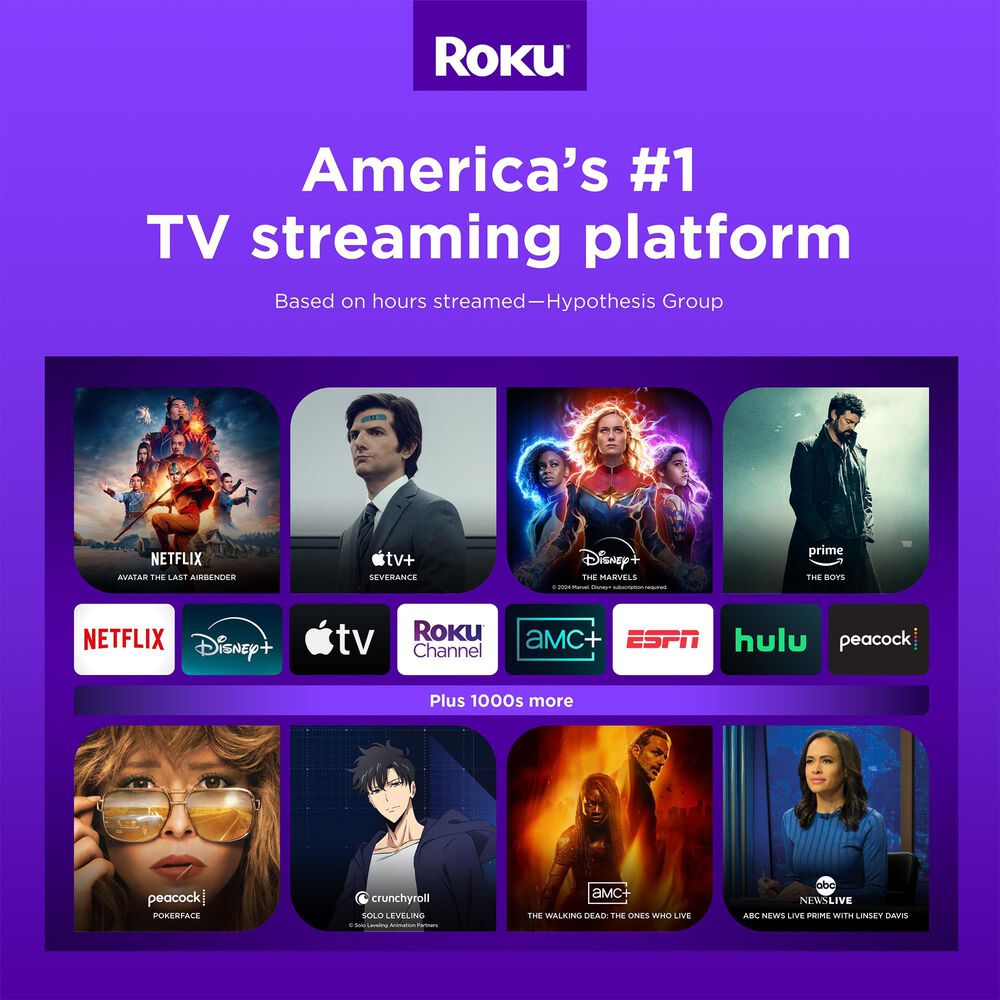 Roku 43&quot; Class Select Series 4K in Black - Smart TV, , large