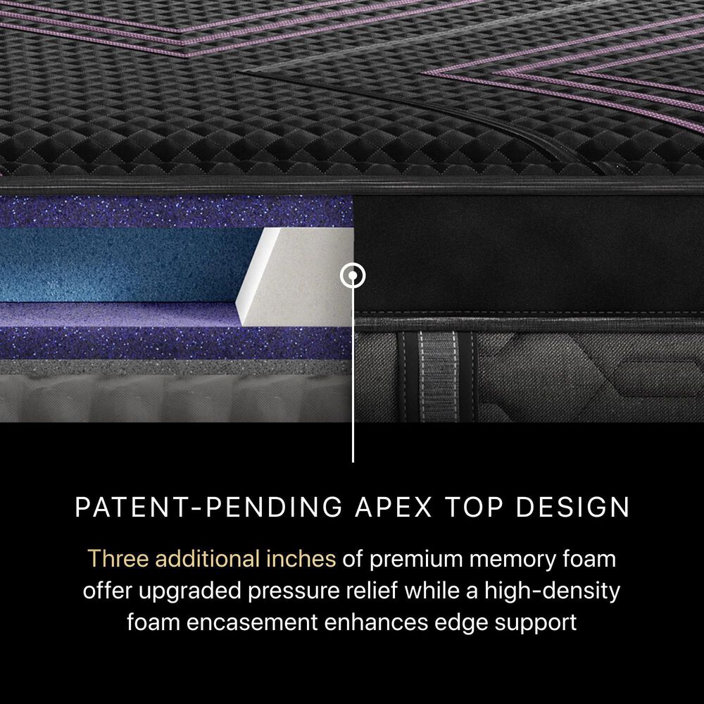 Beautyrest Black Hybrid Series 2 Medium Apex Top Split California King Mattress, , large