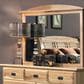 A-America Amish Highlands Landscape Mirror in Natural Finish, , large