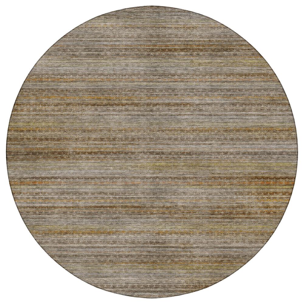 Dalyn Rug Company Vico VC6 Chocolate 8" Round Area Rug, , large