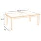 Ashley Haddigan Rectangular Dining Room Extension Table in Dark Brown, , large