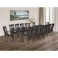 Trailway Llc Super Size Dining Table with 6 Leaves in Rustic Cherry - Table Only, , large