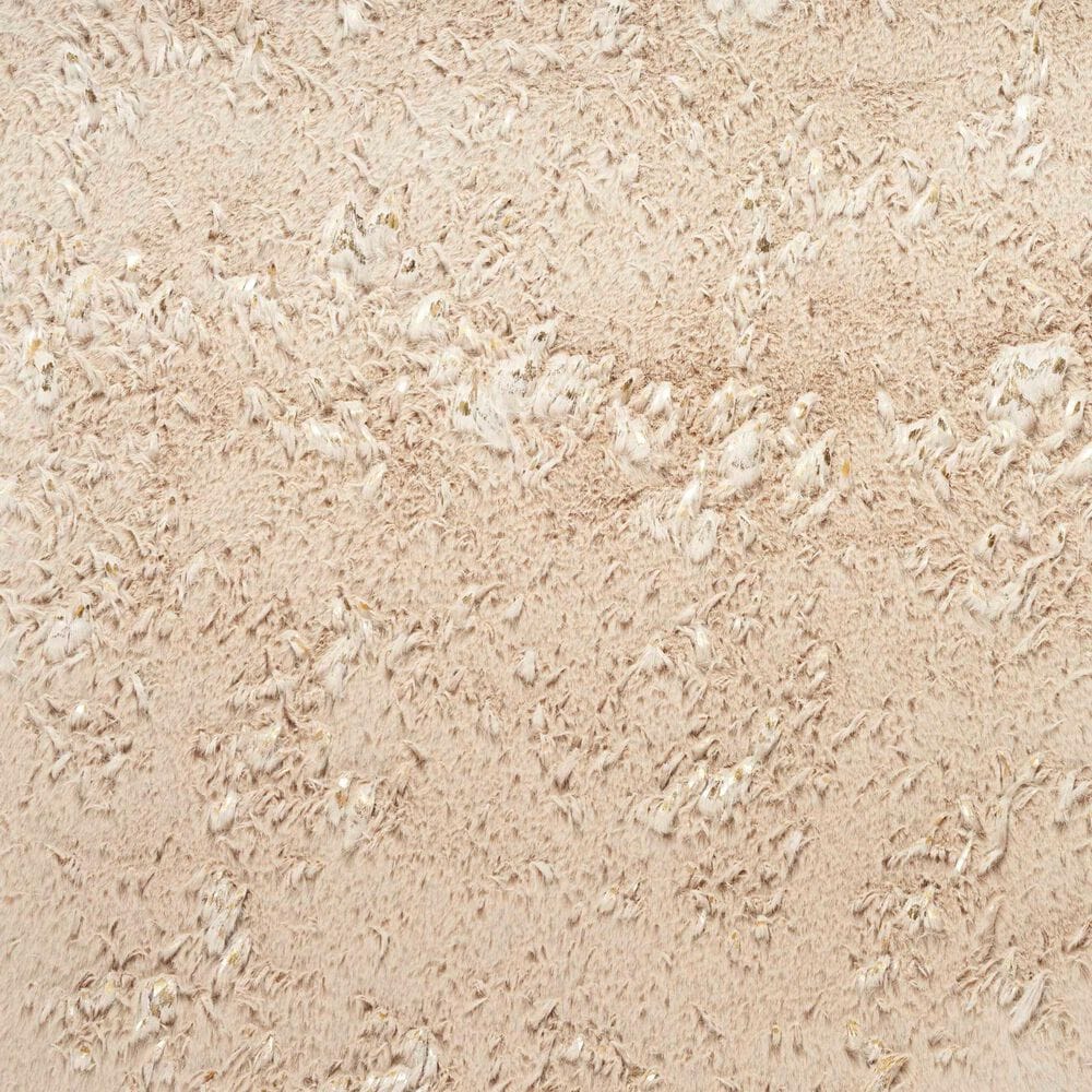 Nourison Cozy Shimmer 5&#39;3&quot; x 7&#39;3&quot; Beige Area Rug, , large