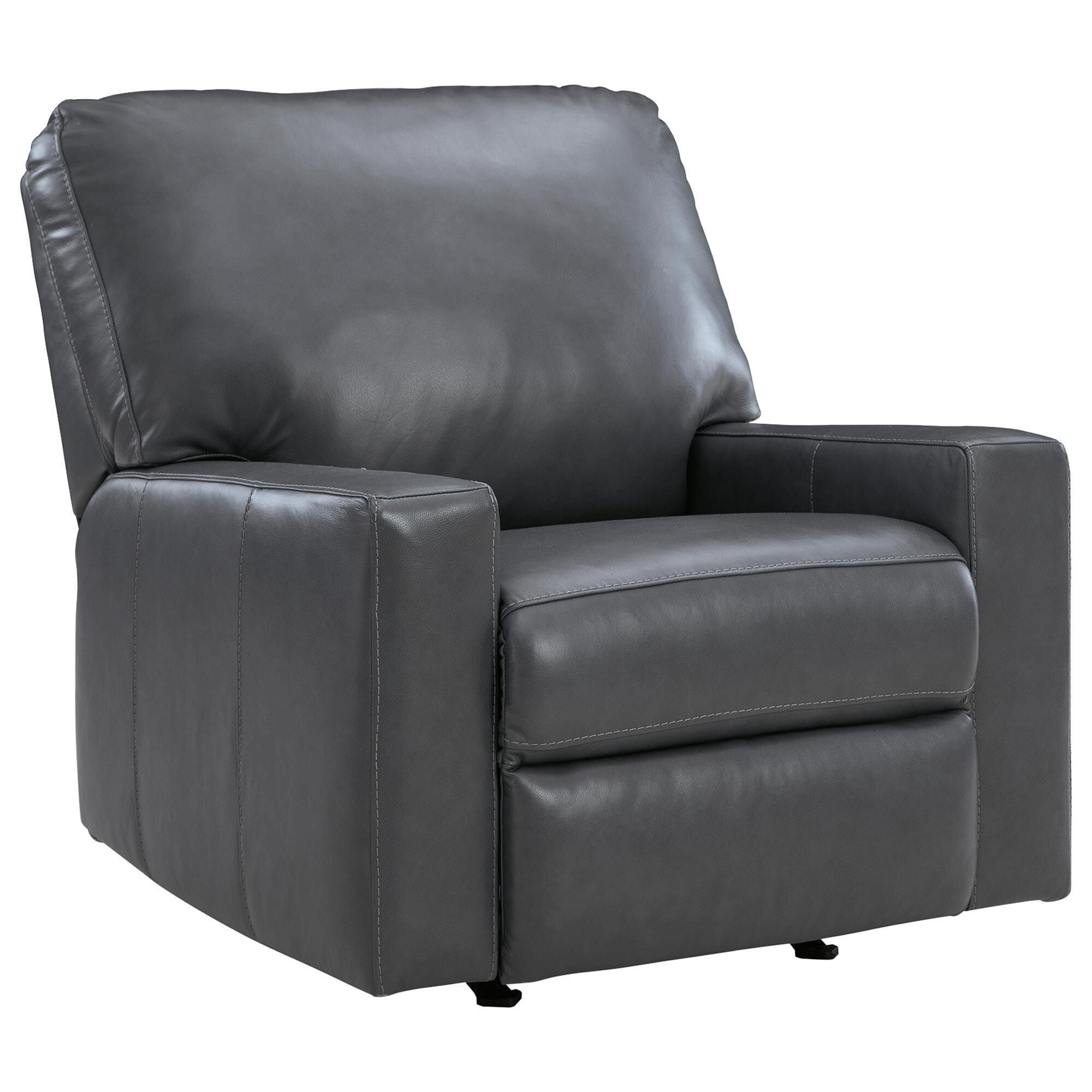 Ashley Bolsena Manual Rocker Recliner in Admiral