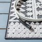 Safavieh Cabana CBN658A 5"5" x 7"7" Ivory and Grey Indoor/Outdoor Area Performance Rug, , large