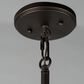 Maxim Lighting Trestle 1-Light Pendant in Oil Rubbed Bronze and Antique Brass, , large