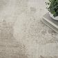 Nourison Harmony 7"9" x 9"9" Silver and Grey Area Rug, , large