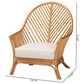 Baxton Studio Lisabon Arm Chair in Neutral, , large
