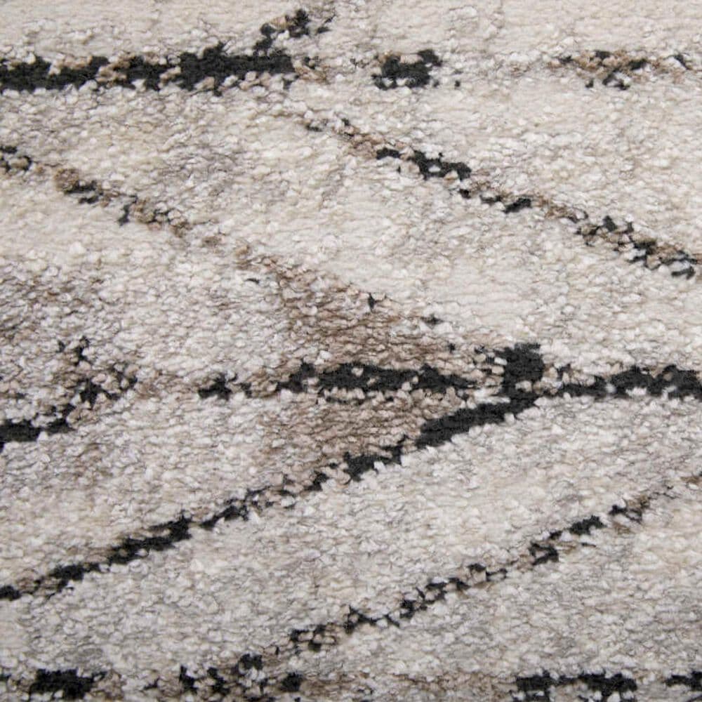 Feizy Vancouver 6&#39;7&quot; x 9&#39;6&quot; Beige and Brown Area Rug, , large