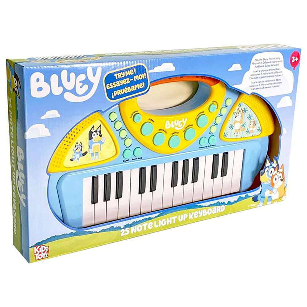 Bluey 25 Note Keyboard Musical Instrument with Light Up Handle, , large