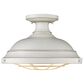 Golden Lighting Bartlett Semi-Flush in French White, , large