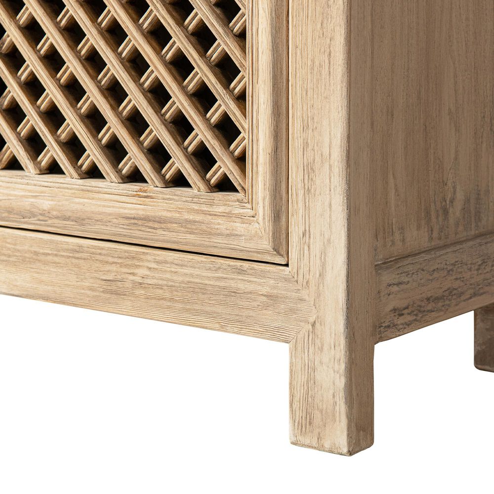 Jennifer Taylor Home Arden 51" 2-Door Accent Storage Cabinet in Heritage Light Natural Brown, , large