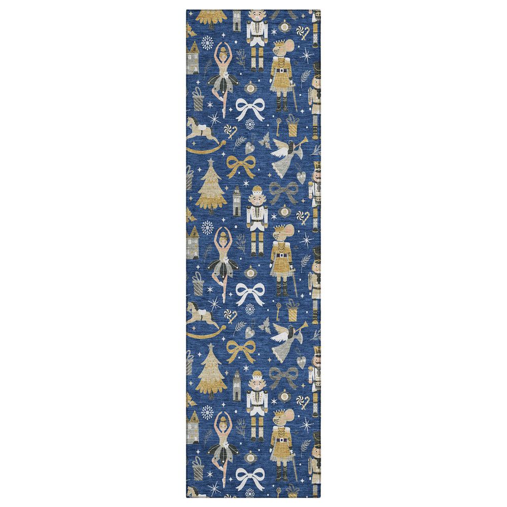 Dalyn Rug Company Wonderland WN35 Navy 2"3" x 7"6" Runner, , large