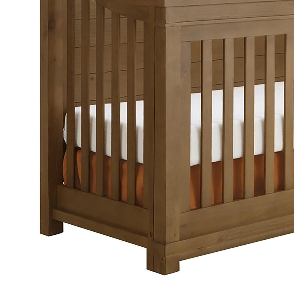 Baby Appleseed Rowan Arch Top Crib in Sandwash, , large
