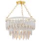 Mitzi Lighting Tiffany 1-Light Chandelier in Aged Brass, , large
