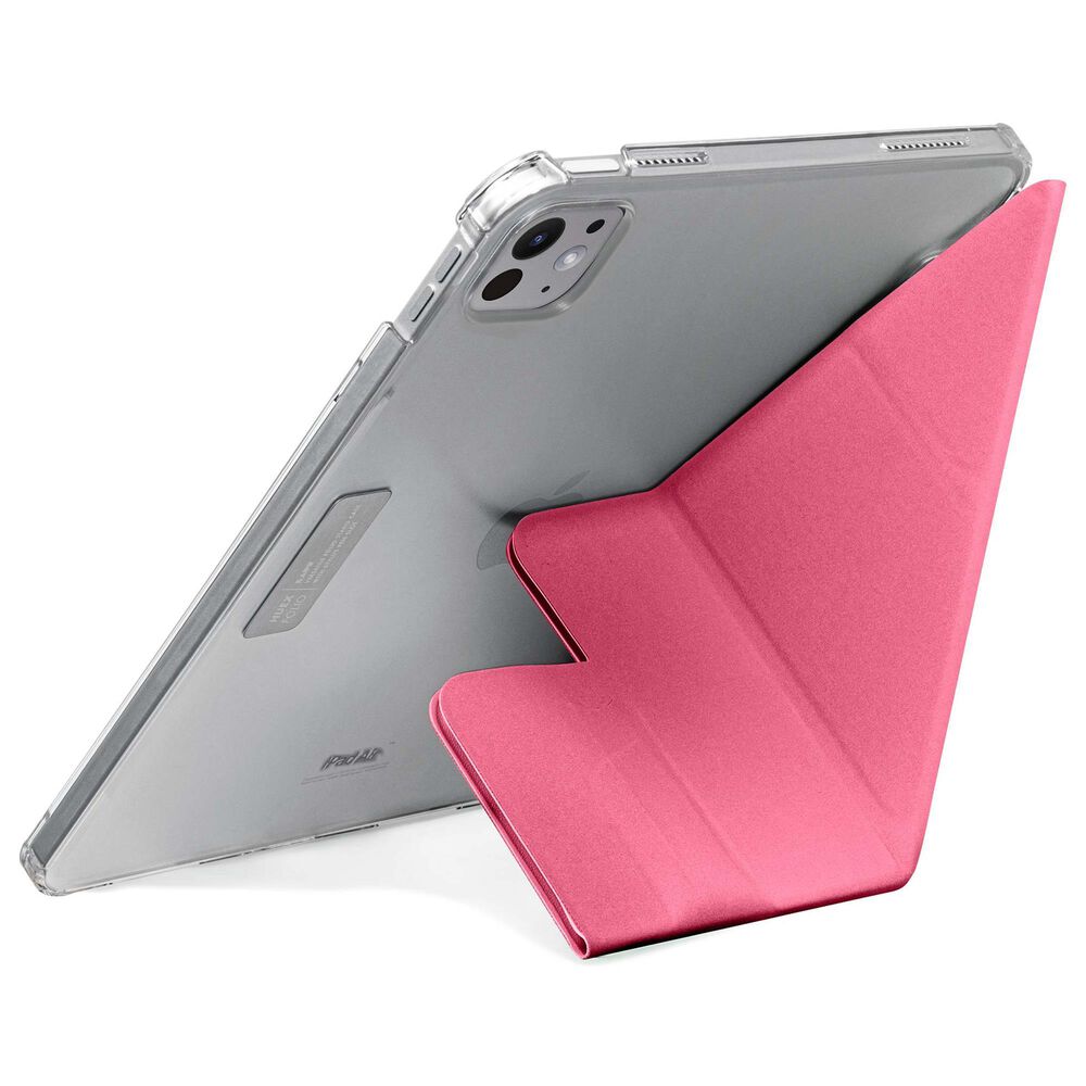 LAUT Huex Folio Versatile Stand Case with Stylus Pen Slot for iPad Pro 13&quot; in Pink, , large