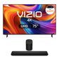 VIZIO 75 4K HDR Smart TV w/ 2.1 Soundbar, , large