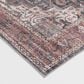 Central Oriental Rugease Chantal 5" x 7" Rust and Dark Grey Area Rug, , large