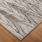 Feizy Vancouver 39NTF 5" x 8" Beige and Brown Area Rug, , large