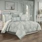 Royal Court Tranquility 3-Piece Full/Queen Comforter Set in Aqua, , large