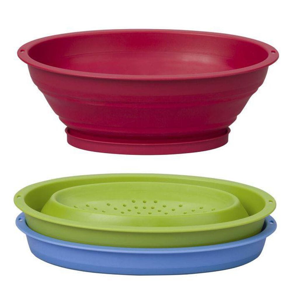 Progressive Collapsible Mini Colander in Multicolor (Set of 12), , large