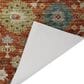 Dalyn Rug Company Silk Road Cayenne, Paprika, Ivory, Gold, Teal, Gray and Brown 2"3" x 7"6" Runner, , large