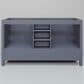 Lexora Home Jacques 60" Double Bathroom Vanity in Dark Grey with 2 cm White Quartz Top and Rectangular Sinks, , large