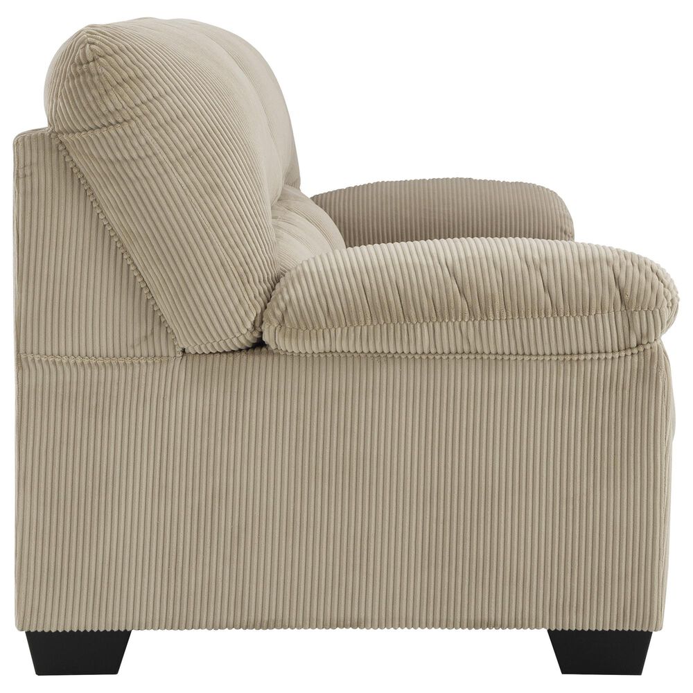 Ashley SimpleJoy Stationary Sofa and Loveseat Set in Sand, , large