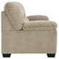 Ashley SimpleJoy Stationary Sofa and Loveseat Set in Sand, , large