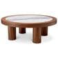 Eichholtz Presedio Coffee Table in Walnut and Bianco Lilac, , large