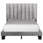 Richlands Furniture Crestone Full Upholstered Platform Bed in Gray, , large